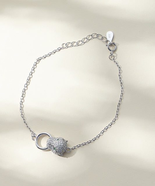 Siora Jewels Turtle Charm 925 Silver Bracelet for Women | Rhodium Finish with Symbolic Detailing