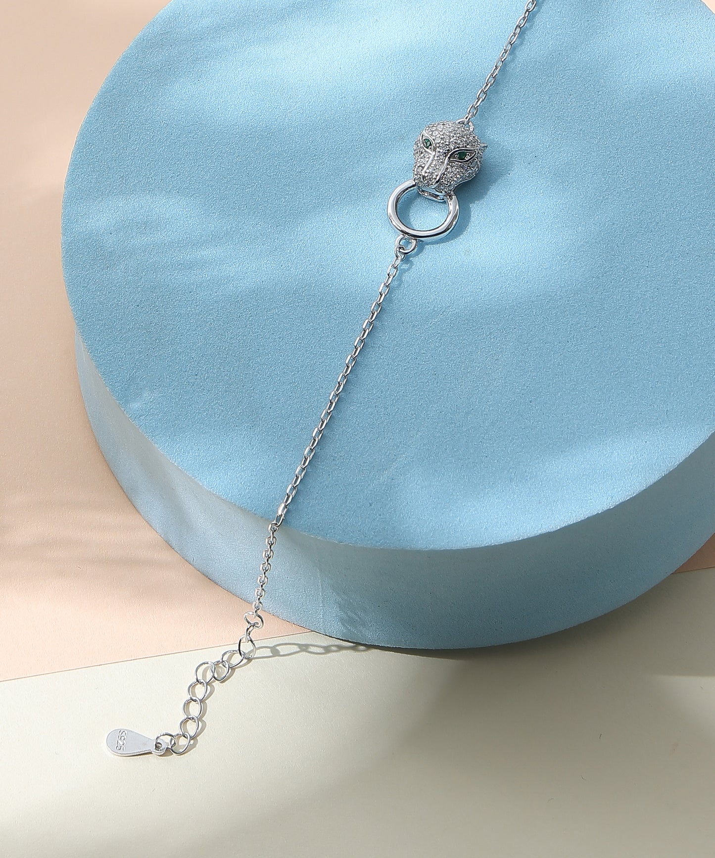 Siora Jewels Turtle Charm 925 Silver Bracelet for Women | Rhodium Finish with Symbolic Detailing