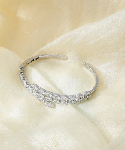 Siora Jewels Bangle Kada 925 Silver Kada for Women | Rhodium Finish with Elegant Minimal Design