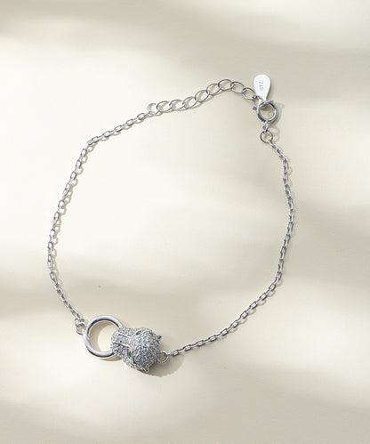 Siora Jewels Turtle Charm 925 Silver Bracelet for Women | Rhodium Finish with Symbolic Detailing
